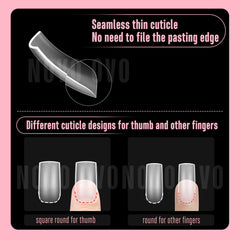 NOVO OVO medium-length curved tips for comfortable daily wear.