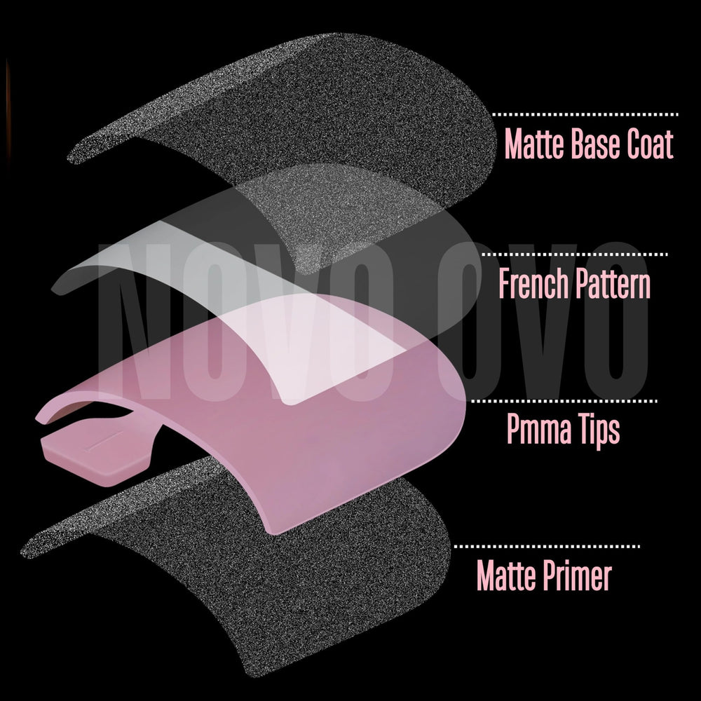NOVO OVO tips with primer and base coat ready for fast application