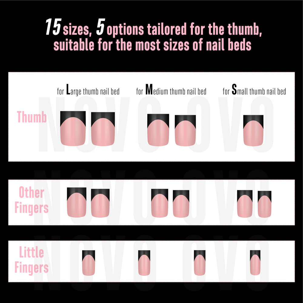NOVO OVO pre-designed pattern tips simplify gel or glue use
