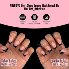 NOVO OVO premium soft gel tips ready to press on