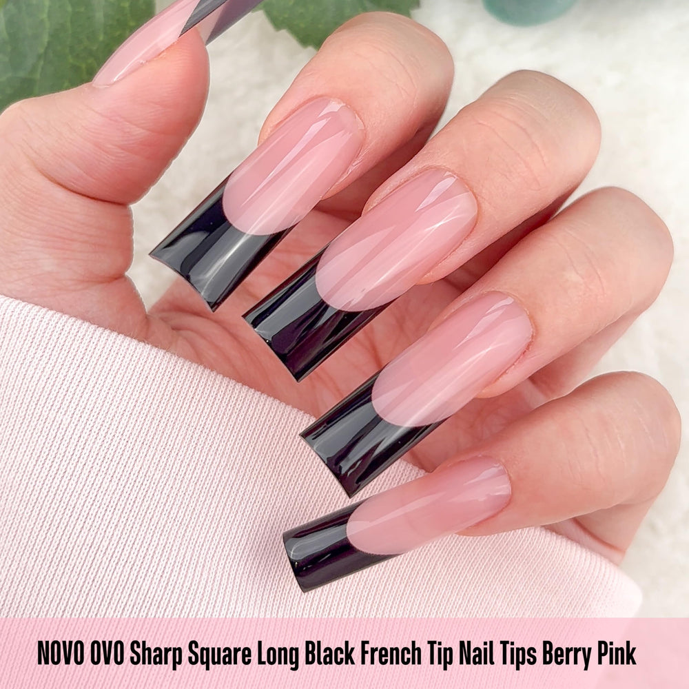 NOVO OVO press-on nails for easy application with no filing required.