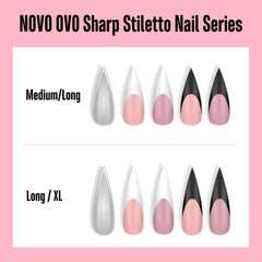 NOVO OVO press-on nails offer salon-quality finish at home.