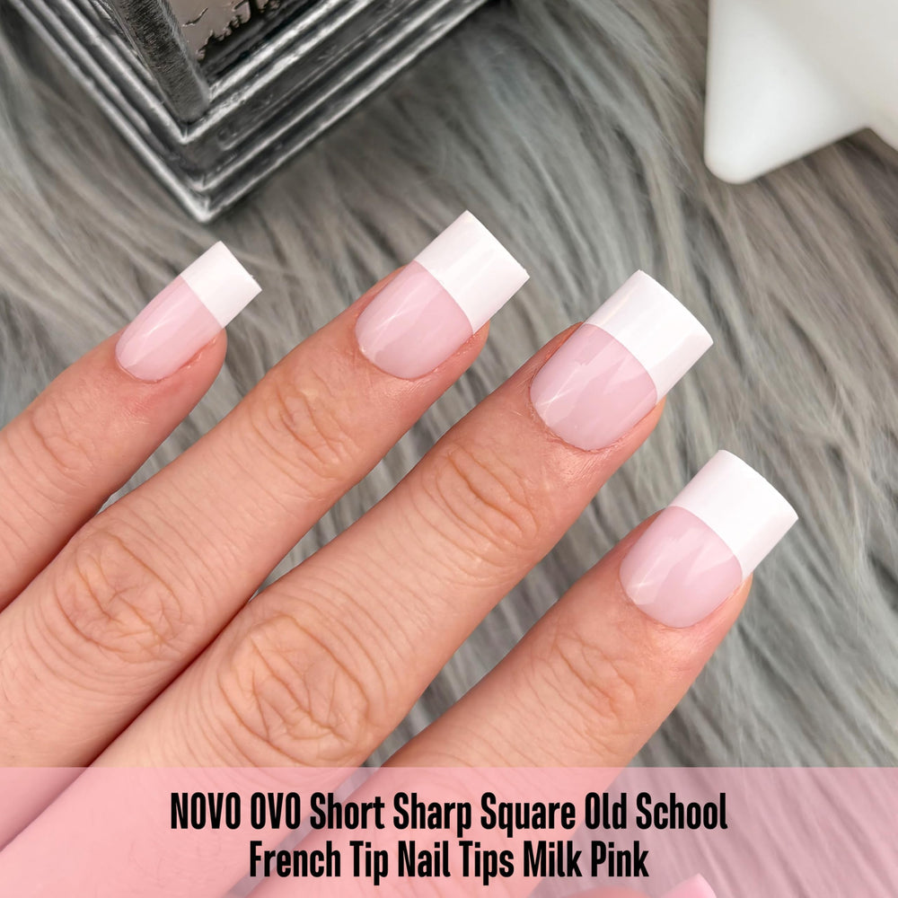 NOVO OVO tips with primer and base coat pre-designed pattern for easy application.