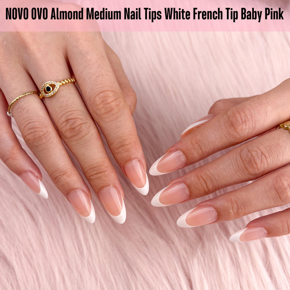 NOVO OVO soft gel nail tips extra thick and sturdy for long wear
