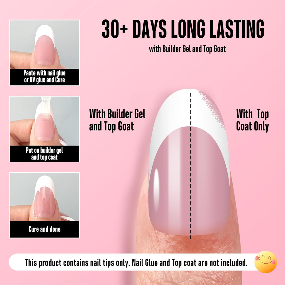 NOVO OVO thick full-cover nail tips for easy trimming and painting