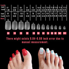 NOVO OVO twelve-size hallux toe tips ensure versatile finger-to-toe fit.