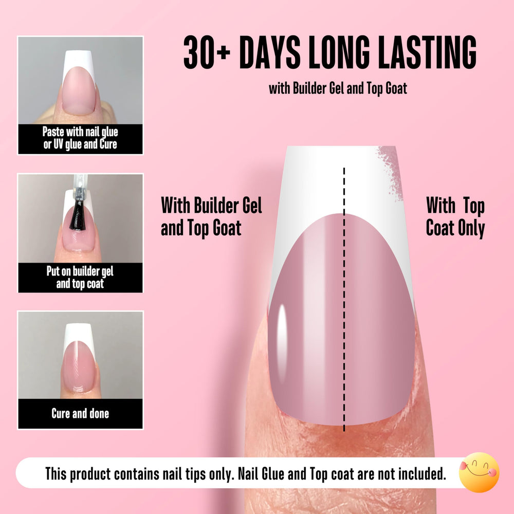 NOVO OVO pre‑designed tips with tip primer and base coat for easy application