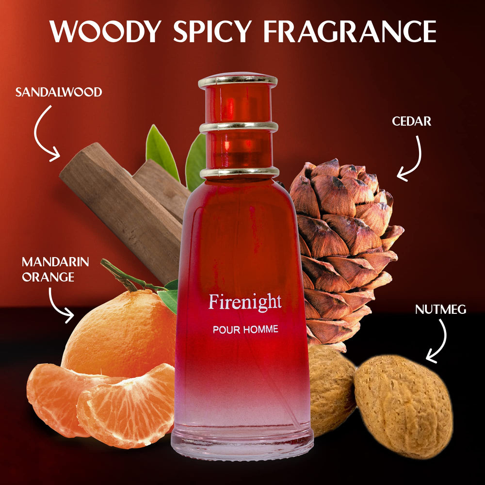NovoGlow Firenight cedar note close-up for a refined all-season fragrance.