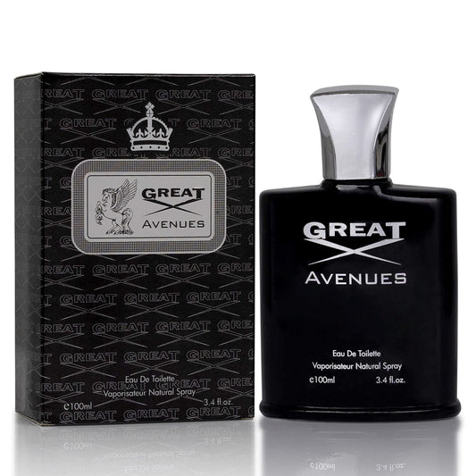 NovoGlow Great Avenues bottle front reveals a sleek, premium design for daily confidence.