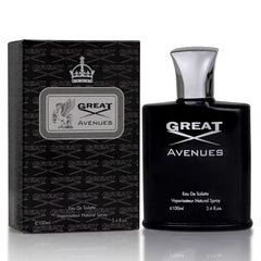 NovoGlow Great Avenues bottle front reveals a sleek, premium design for daily confidence.