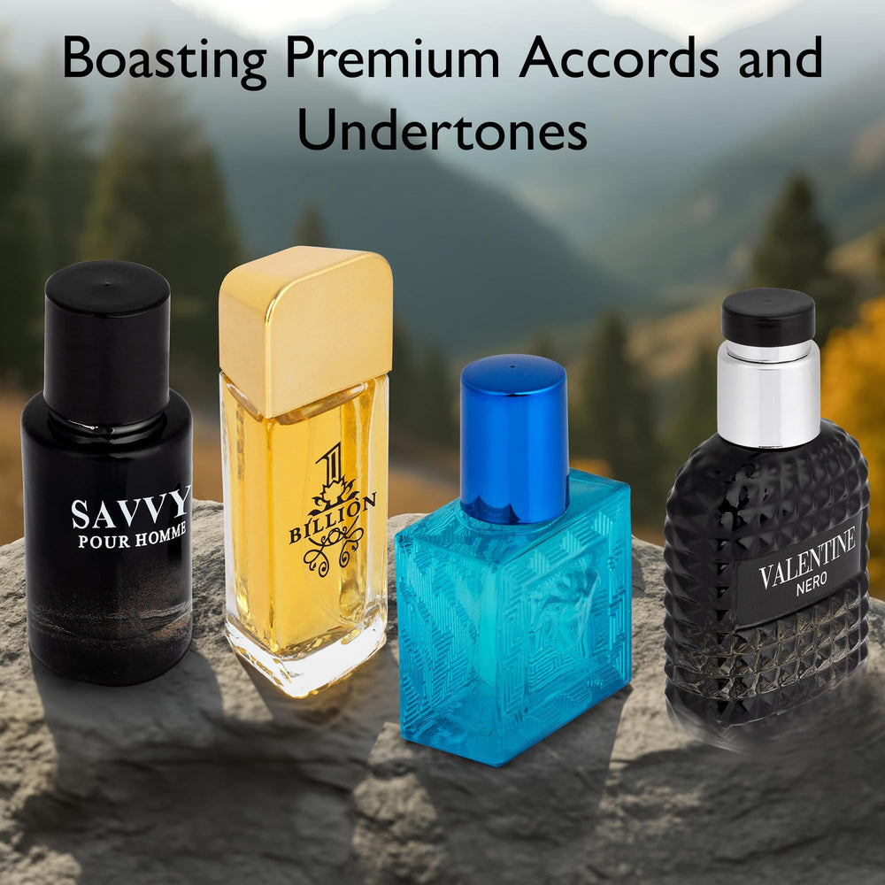 NovoGlow 1 Billion bottle delivers bold, confident aroma.