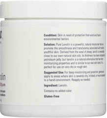 NOW Foods Pure Lanolin packaging front showcasing 7 oz size