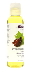 NOW Grape Seed Oil skin-care routine with lightweight finish.