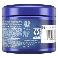 Noxzema cream being applied to skin for deep cleanse.