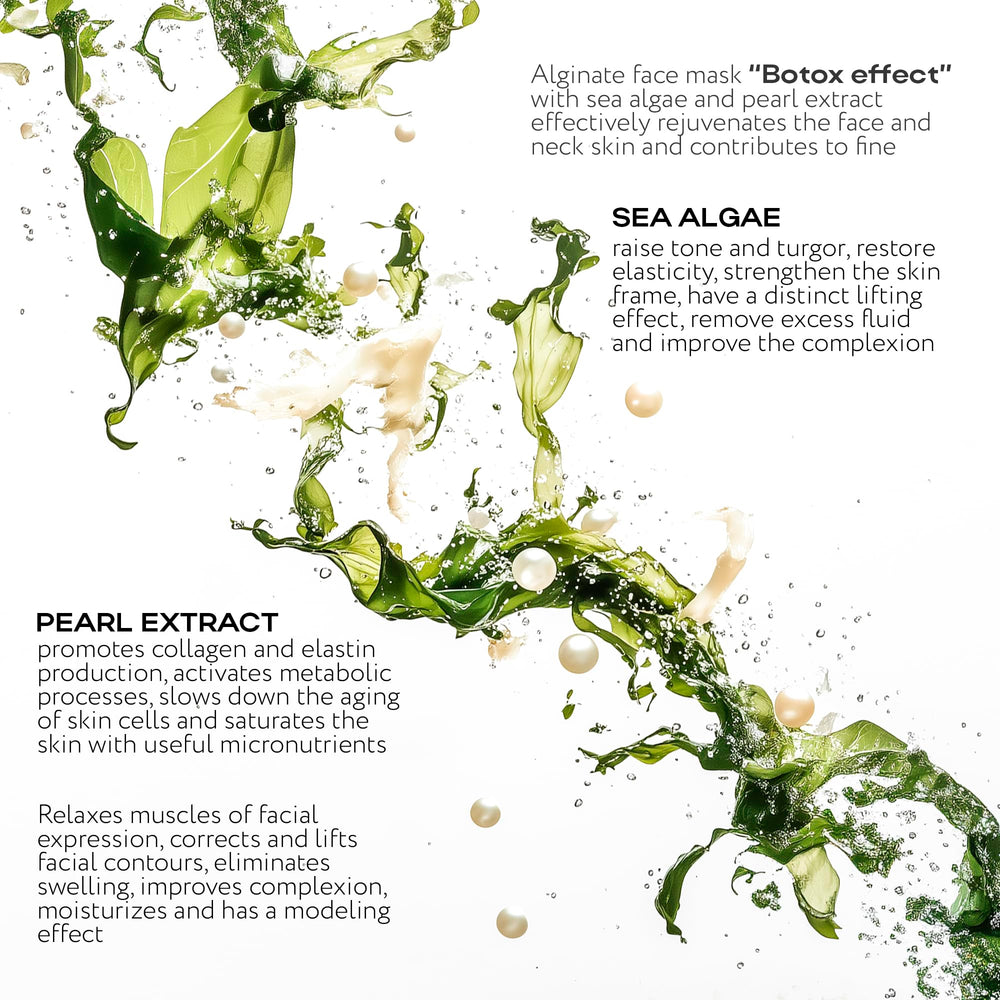 NSC chlorella seaweed glow close up suggests improved firmness