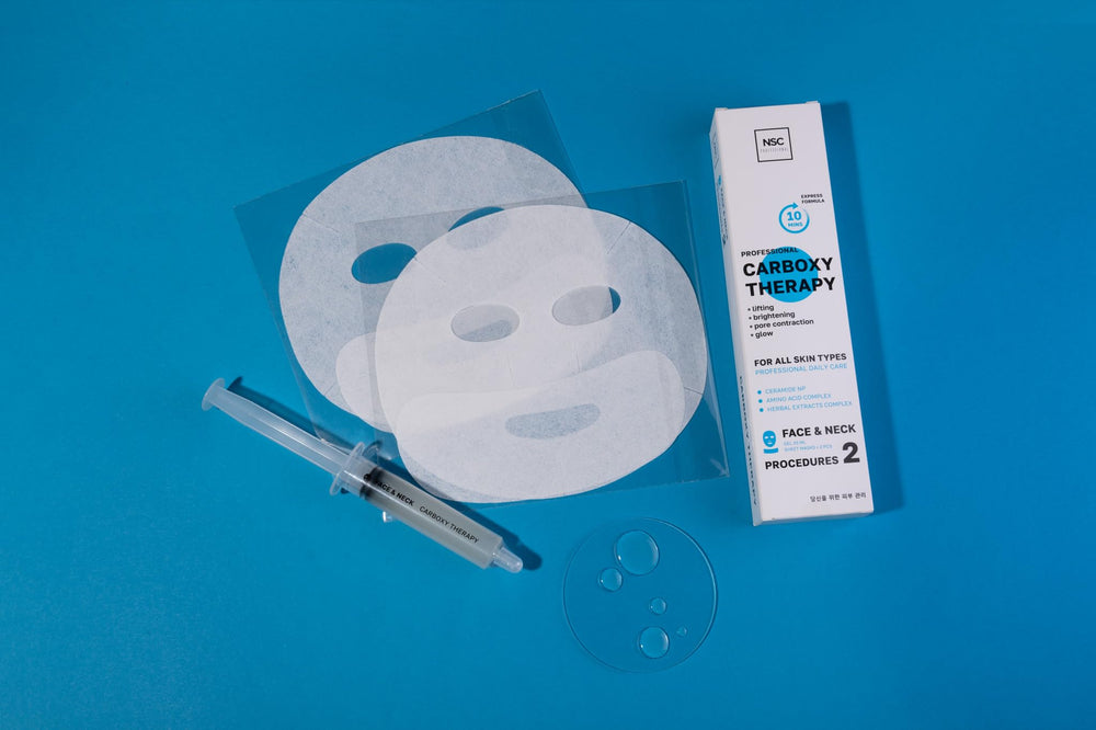 NSC Name Skin Care gel activator bottle shown with mask for activation.