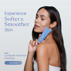 Nu Skin ageLOC LumiSpa Treatment Cleanser creamy application delivering plush cleansing experience