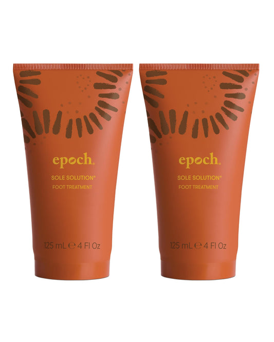 Nu Skin Epoch Sole Solution foot cream jar for deep moisture and soft feet.