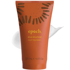 Nu Skin Epoch Sole Solution foot cream packaging on display for premium foot care.