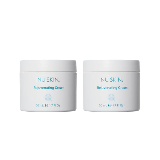 Nu Skin Rejuvenating Cream bottle front showcasing premium moisturizer