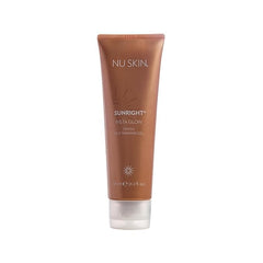 Nu Skin Sunright Insta Glow self-tanner gel bottle with streak-free bronze finish