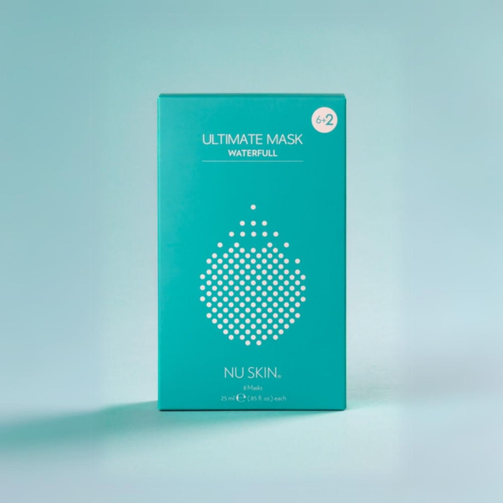 Nu Skin Ultimate Mask Waterfull microfiber texture close-up.