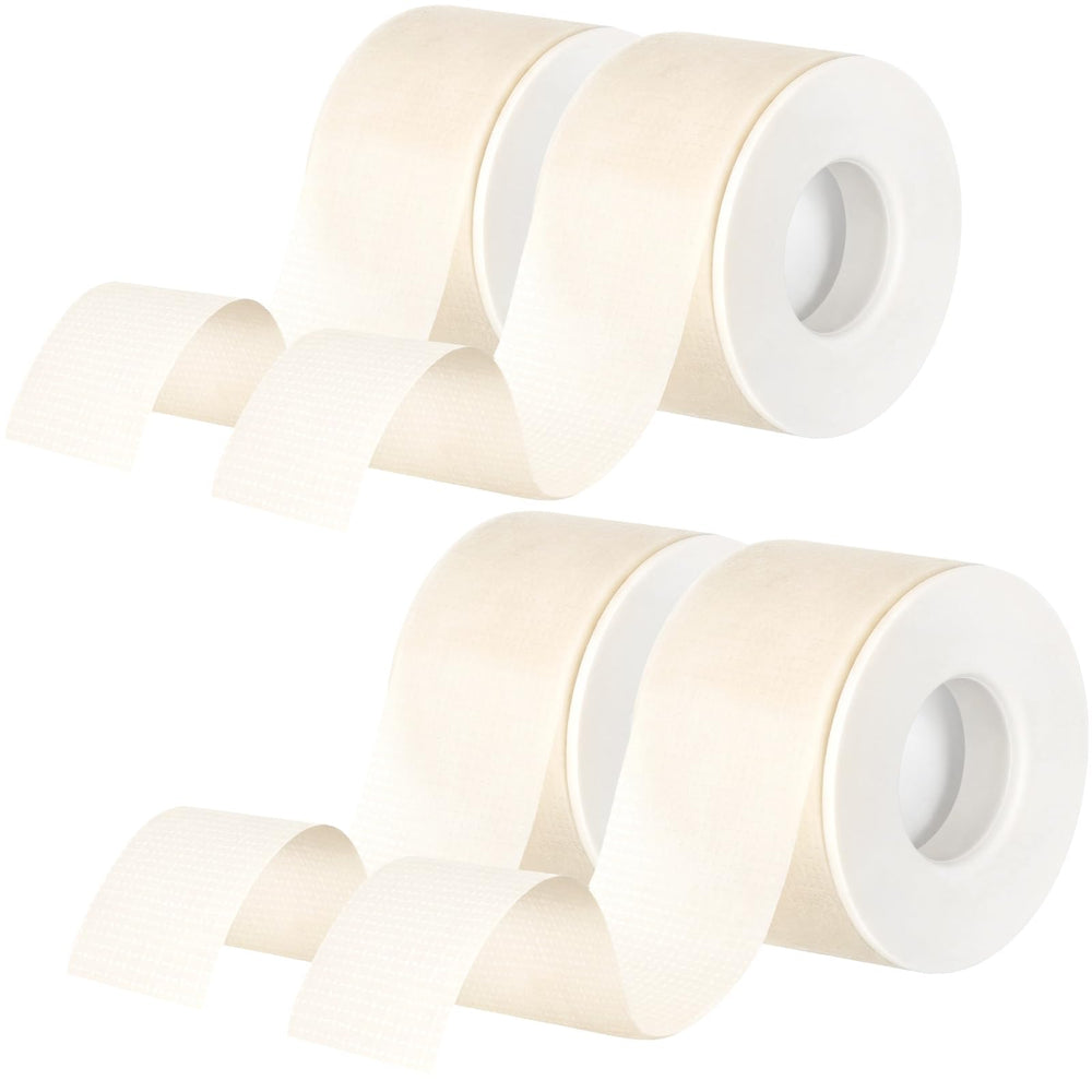 Nuanchu lash tape 4-rolls white: breathable, skin-friendly isolation for eyelash extensions.