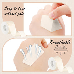 Nuanchu lash tape soft-skin-friendly: comfortable wear without leaving residue.