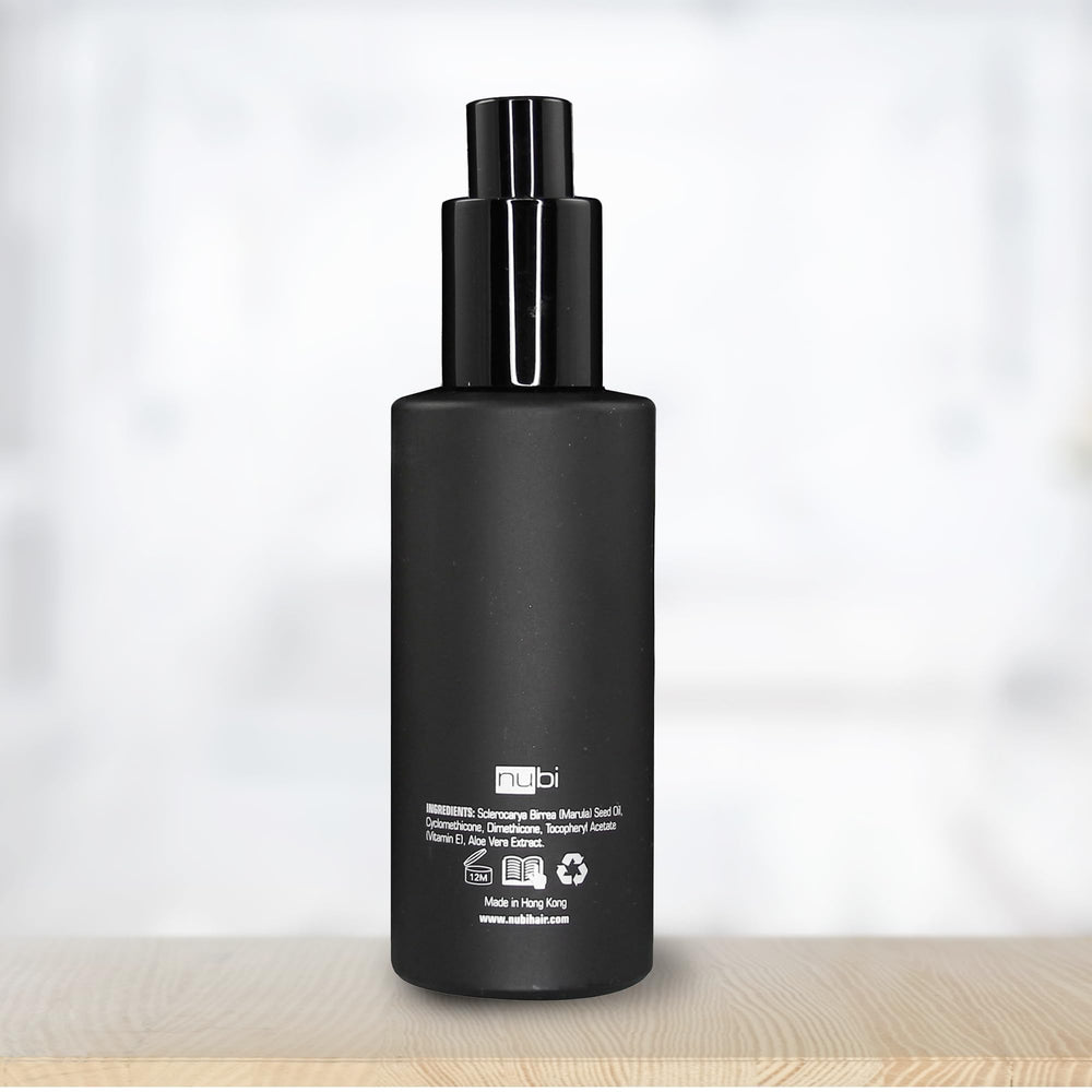 Nubi Hair Clean linen-scent fragrance after use.