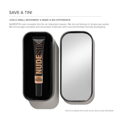 Nudestix Nudefix Cream Concealer hydrating formula moisturizes dry areas with a natural finish.