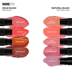 Nudestix Nudies Bloom versatile shade for day to night looks.