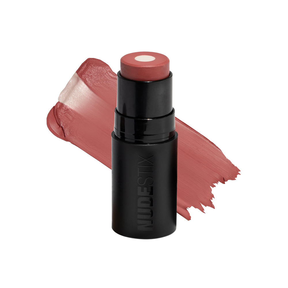 Nudestix Nudies Matte Glow Core Rose Glow stick close-up for radiant cheeks.