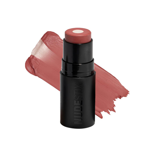 Nudestix Nudies Matte Glow Core Rose Glow stick close-up for radiant cheeks.