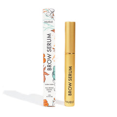 Nuele Brow Serum bottle ready for daily conditioning and growth support.