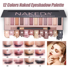 NUIBO naked shimmer eyeshadow palette for versatile daytime looks