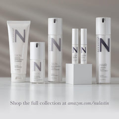 NULASTIN Hydrating Face Moisturizer on neck area for seamless facial hydration.