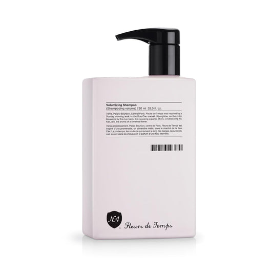 Number 4 Hair Shampoo volume bottle showcases volumizing formula for fuller hair.