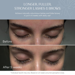 NUNA lash growth serum precision brush for precise lash-line application.