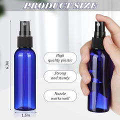 Nuogo 90-pack blue bottles with nozzles for easy sharing.