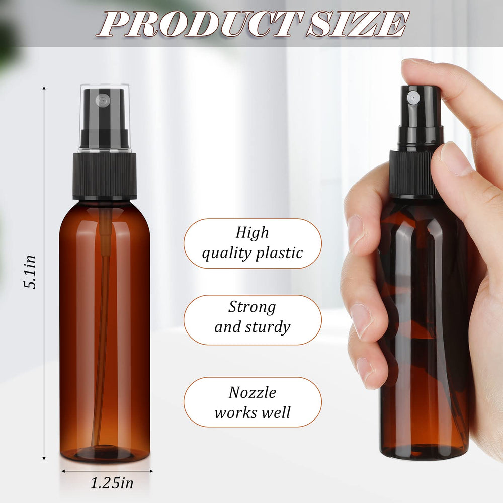 Nuogo amber 2 oz refillable mist spray cap for essential oils and perfumes on the go.