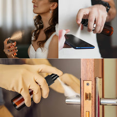Nuogo travel cosmetic bottles for serums and toners