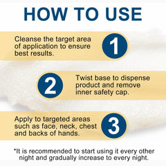 NUOYANG Retinol Firming Serum Stick hypoallergenic label reinforces gentle formula.