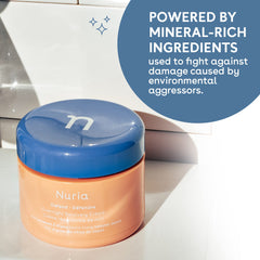 Nuria Defend overnight cream packaging shows vegan, cruelty-free night care option