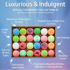 Nurture Me Organics essential oils bath bombs promote calm and relaxation.