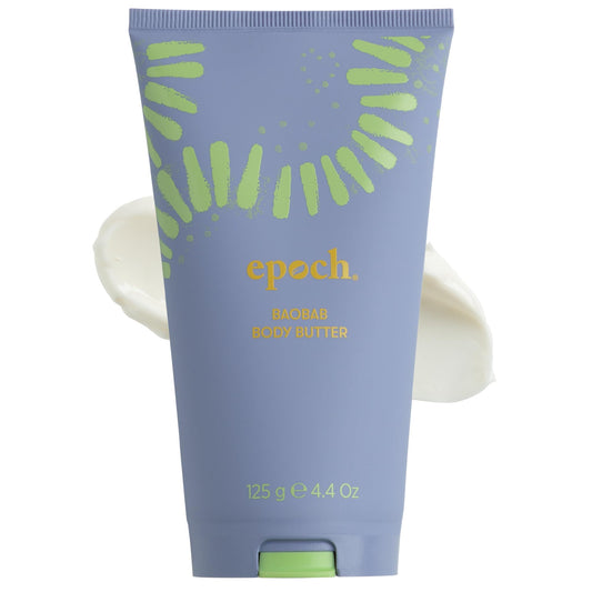 Nu Skin Epoch Baobab Body Butter jar close reveals rich hydration