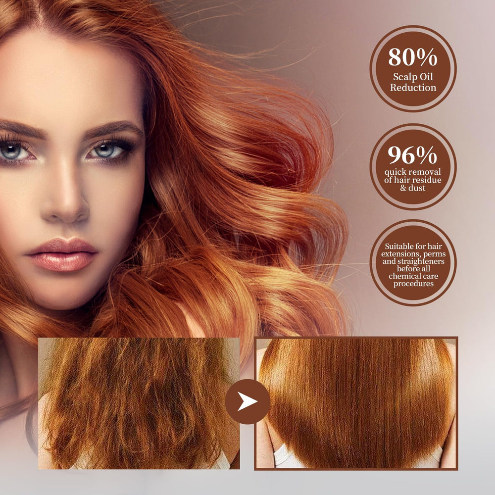 NUSPA Hair after treatment displays shine and improved elasticity
