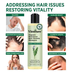 NUSQO Rosemary Scalp Balance Shampoo being massaged into the scalp scene.