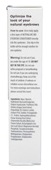 NutraLuxe MD Eyebrow Conditioner bottle close-up highlights alcohol-free formula for sensitive skin