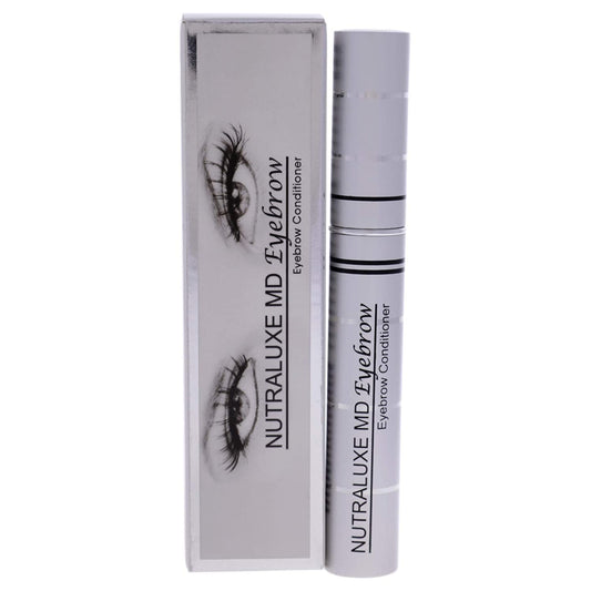 NutraLuxe MD Eyebrow Conditioner bottle front showing easy brow care for fuller-looking brows