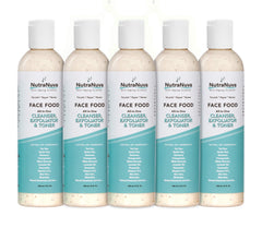 NutraNuva Face Food green-tea mint scent enhances the cleansing routine.